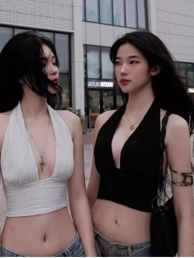 alter neck ribbed wrap crop top for women