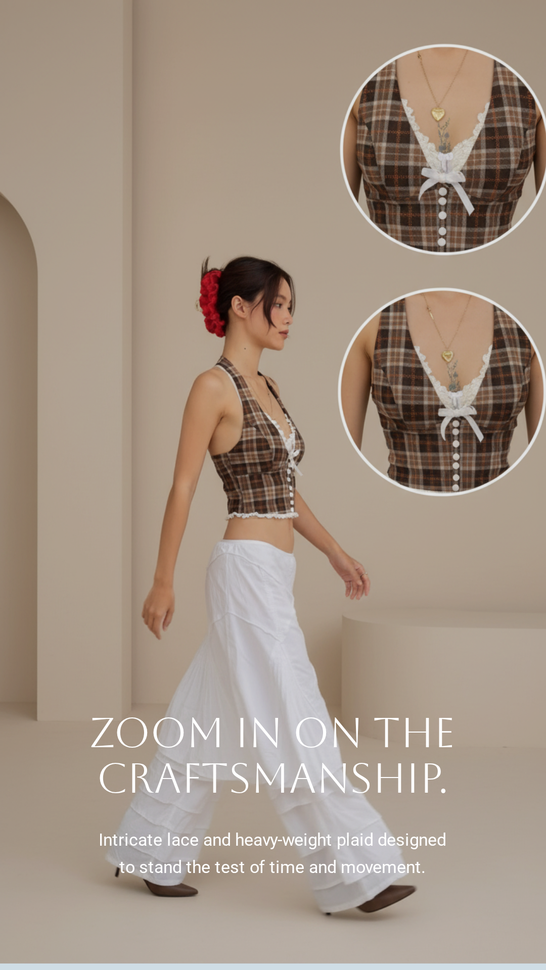 high waist wide leg pleated palazzo pants for women